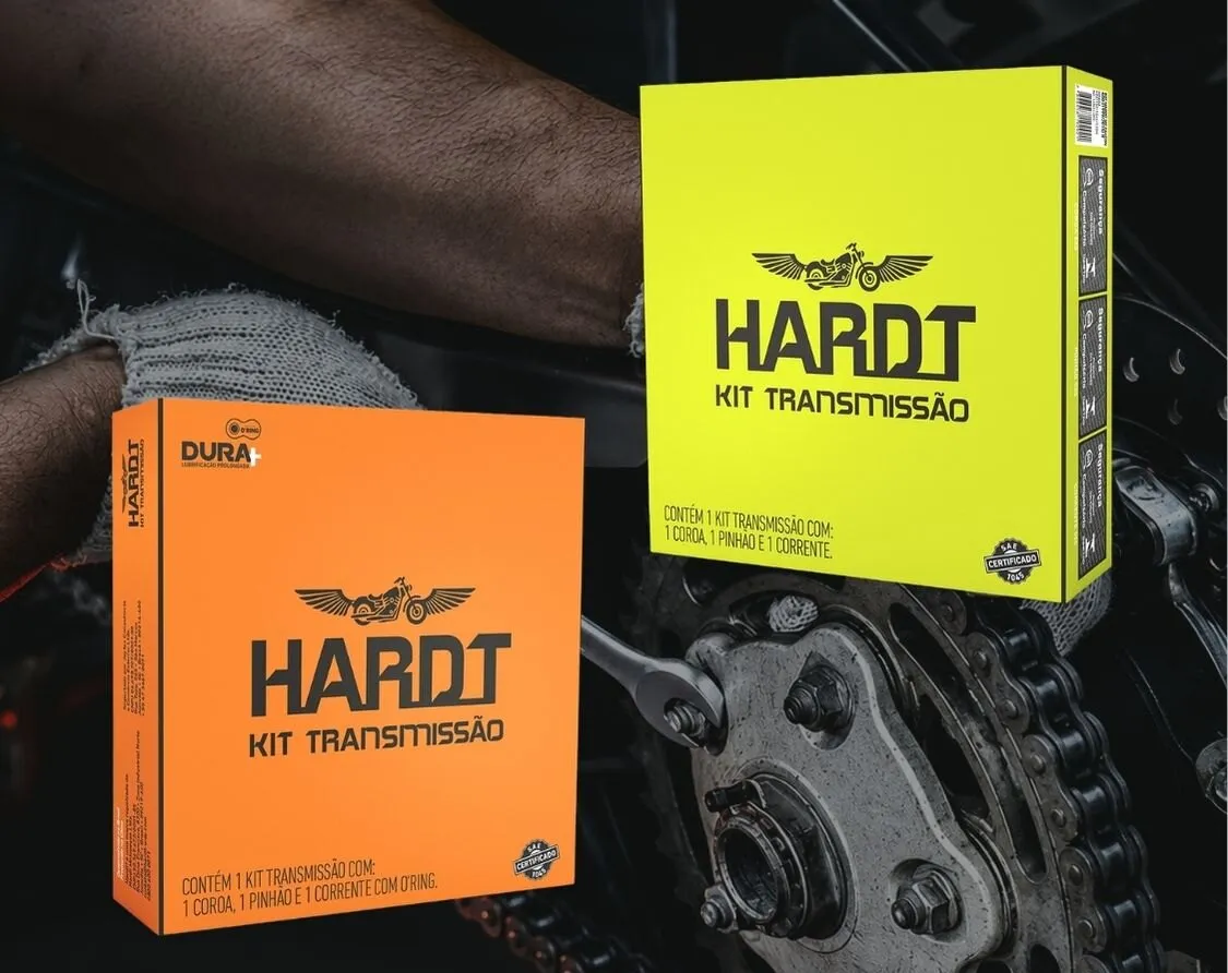 Kit relação Hardt nas versões com e sem Retentor